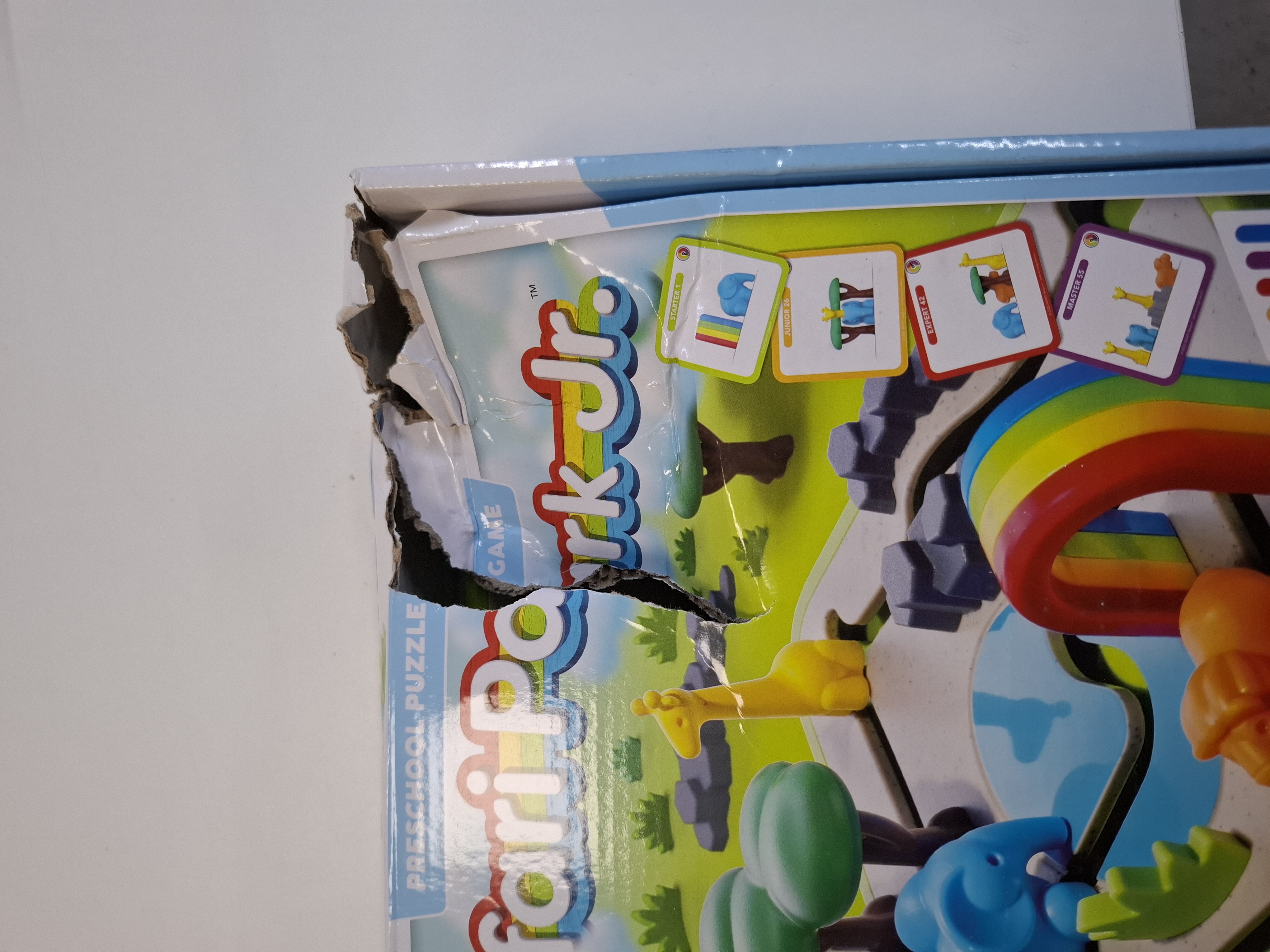 SmartGames - Safari Park Jr. - 60 opdrachten - educatief spel voor kleuters - Olifant, Giraffen en L