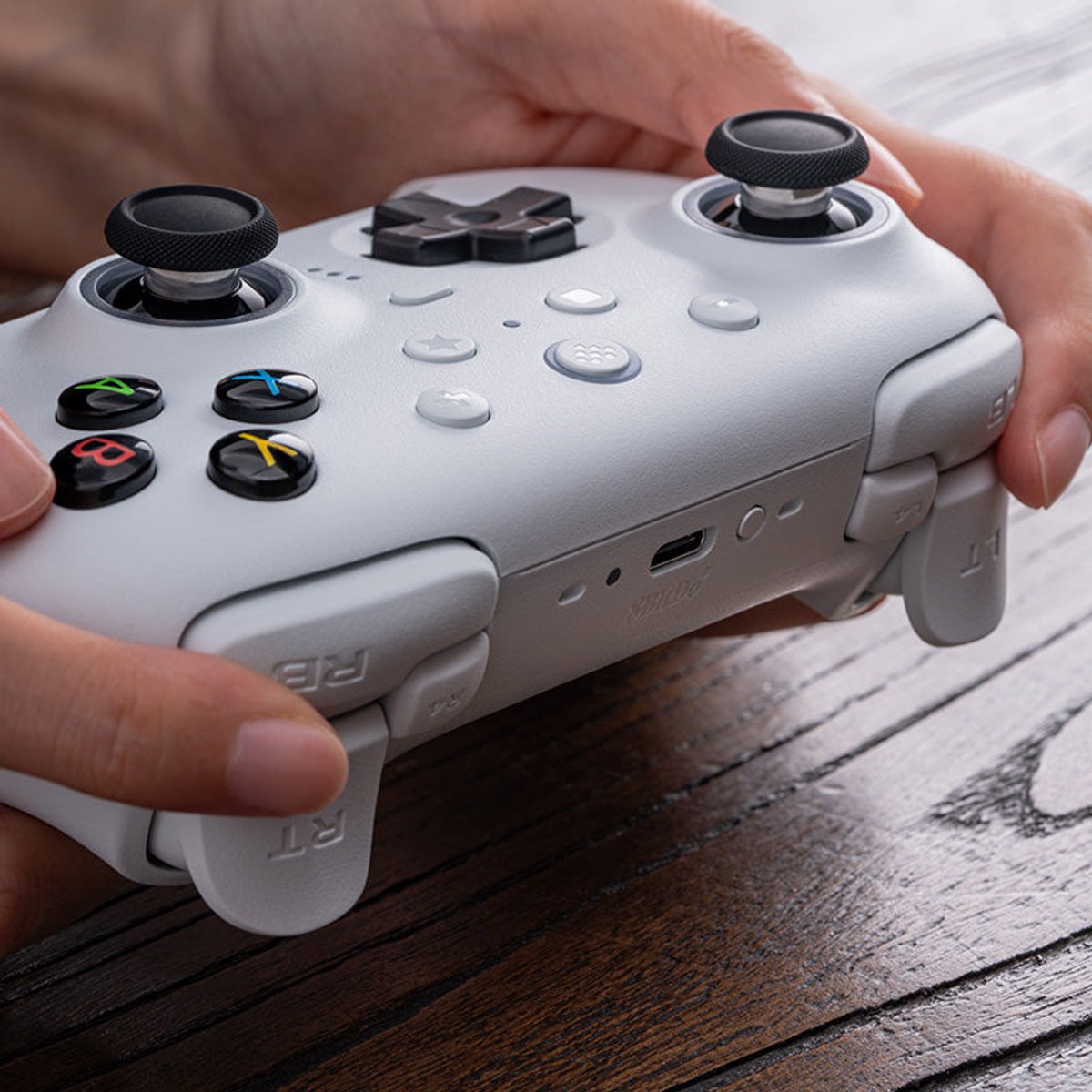 gamepad, controller, wireless, grijs, knoppen