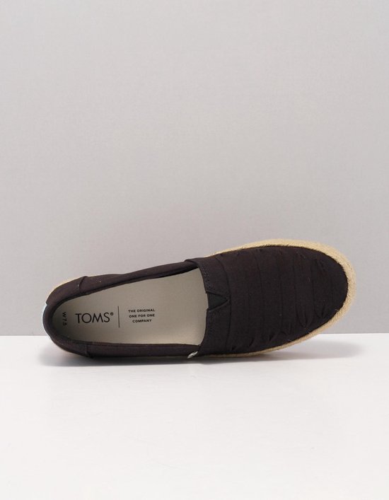 TOMS Valencia -maat 37- Dames Espadrilles - Black