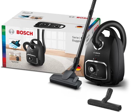 Bosch BGB6X320 Serie 6 - Stofzuiger met zak - 12mtr bereik - HEPA - Zwart