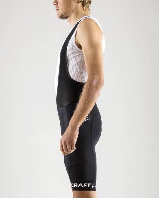 Craft Rise Bib Fietsbroek Heren - Zwart; Wit - Maat - Xl
