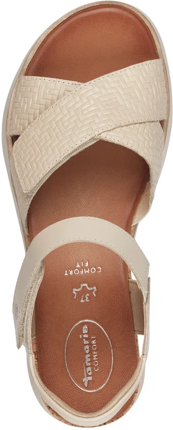 Tamaris COMFORT Essentials - maat 39 - Dames Sandalen - IVORY