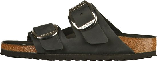 Birkenstock - Maat 41 - Arizona Dames Slippers Small fit - Black