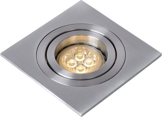 Lucide TUBE - Inbouwspot - GU10 - Mat chroom