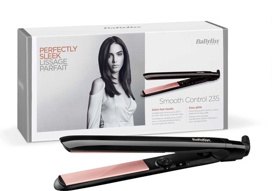 BaByliss Smooth Control 235 Stijltang ST298E - 13 temperatuurinstellingen tot 235ºC - Supersnelle op