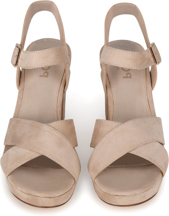 POSH by Poelman - maat 37- MARY Dames Sandalen - Beige