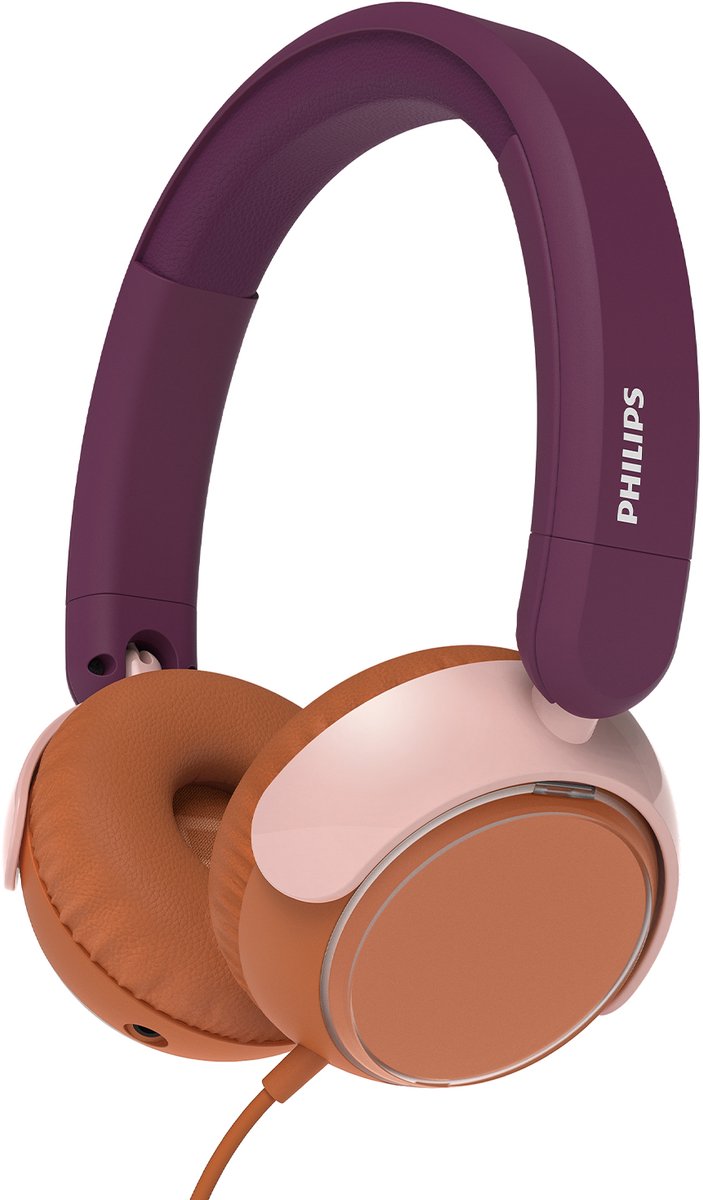 koptelefoon, over-ear, paars, roze, hoofdtelefoon