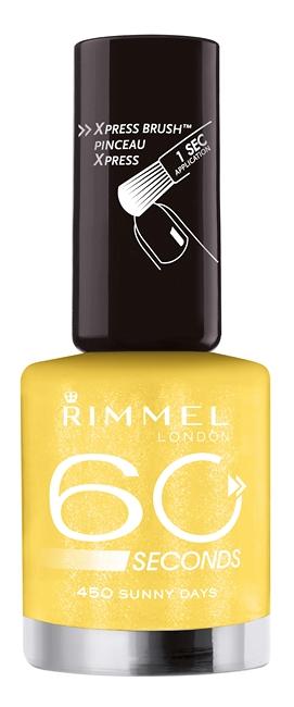 Rimmel 60 Seconds Finish - 450 Mimosa - Geel - Nagellak