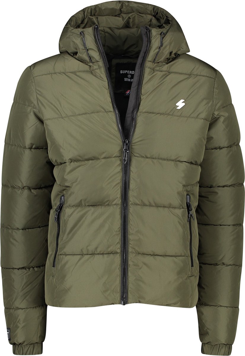 Superdry - Maat 3XL - Hooded Sports Puffer Jas Mannen