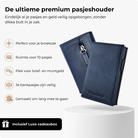 portemonnee, biljettenportemonnee, navyblauw, riemstrook, miniaturegeldportemonnee