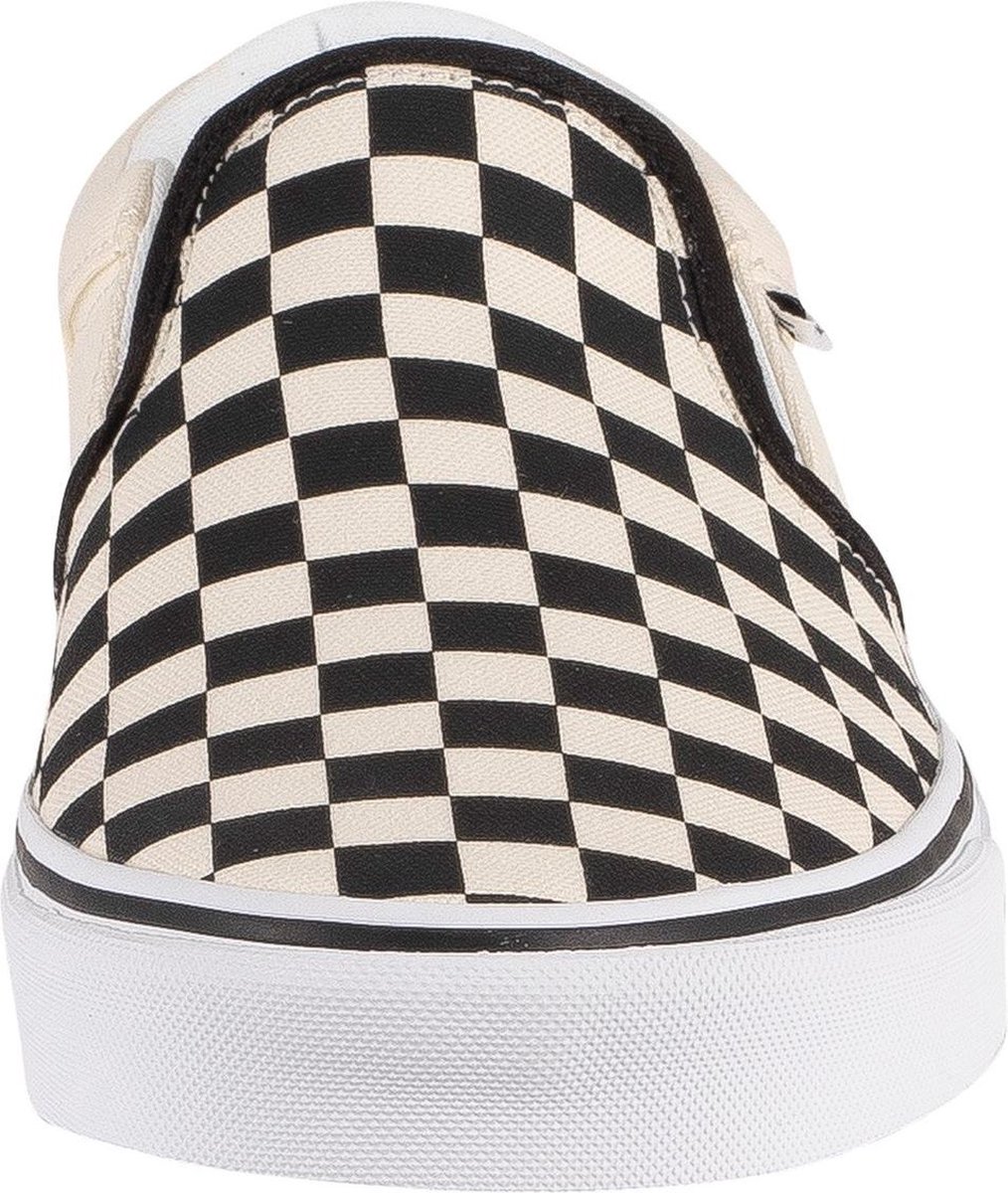 Vans Asher Checkers Heren Sneakers - maat 45 - Black/Natural