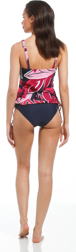 Pastunette Beach Maat 44 - Floral Leaves - Tankiniset - Roze/Blauw