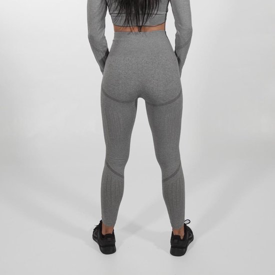 FORZA Maat L  HOGE TAILLE LEGGINGS - PEARL GREY