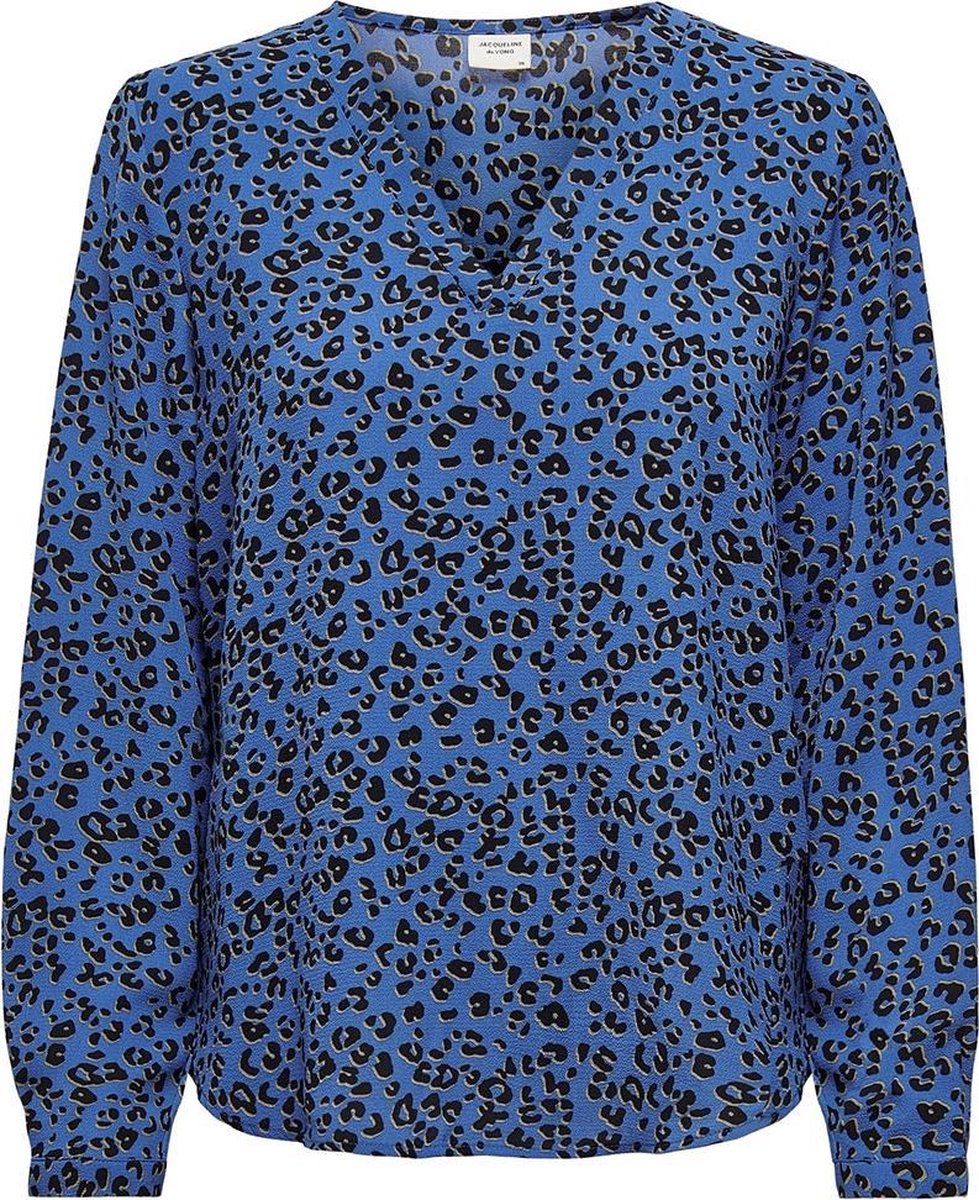 JdY JDYPIPER L/S V-NECK TOP WVN NOOS - Maat 38 - Dames Top