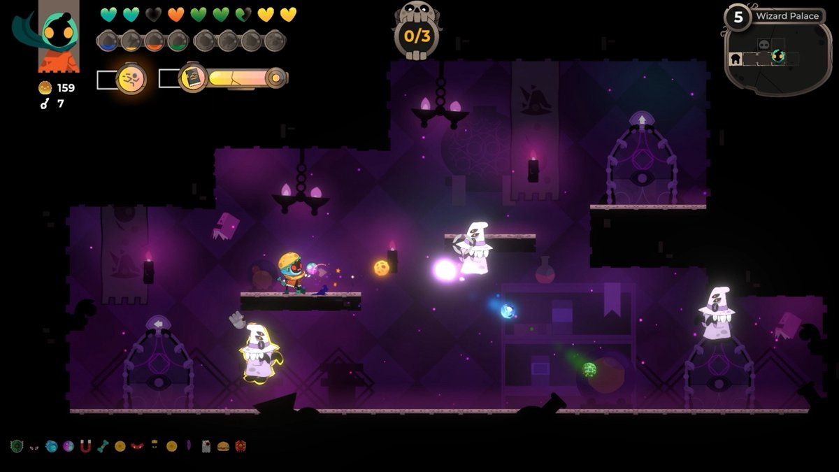 platformer, 2D, side-scroller, pumpkin, ghosts