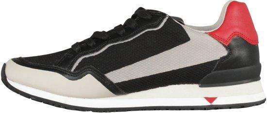 Guess - Maat 39 - Genova Heren Sneaker - Zwart/Grijs