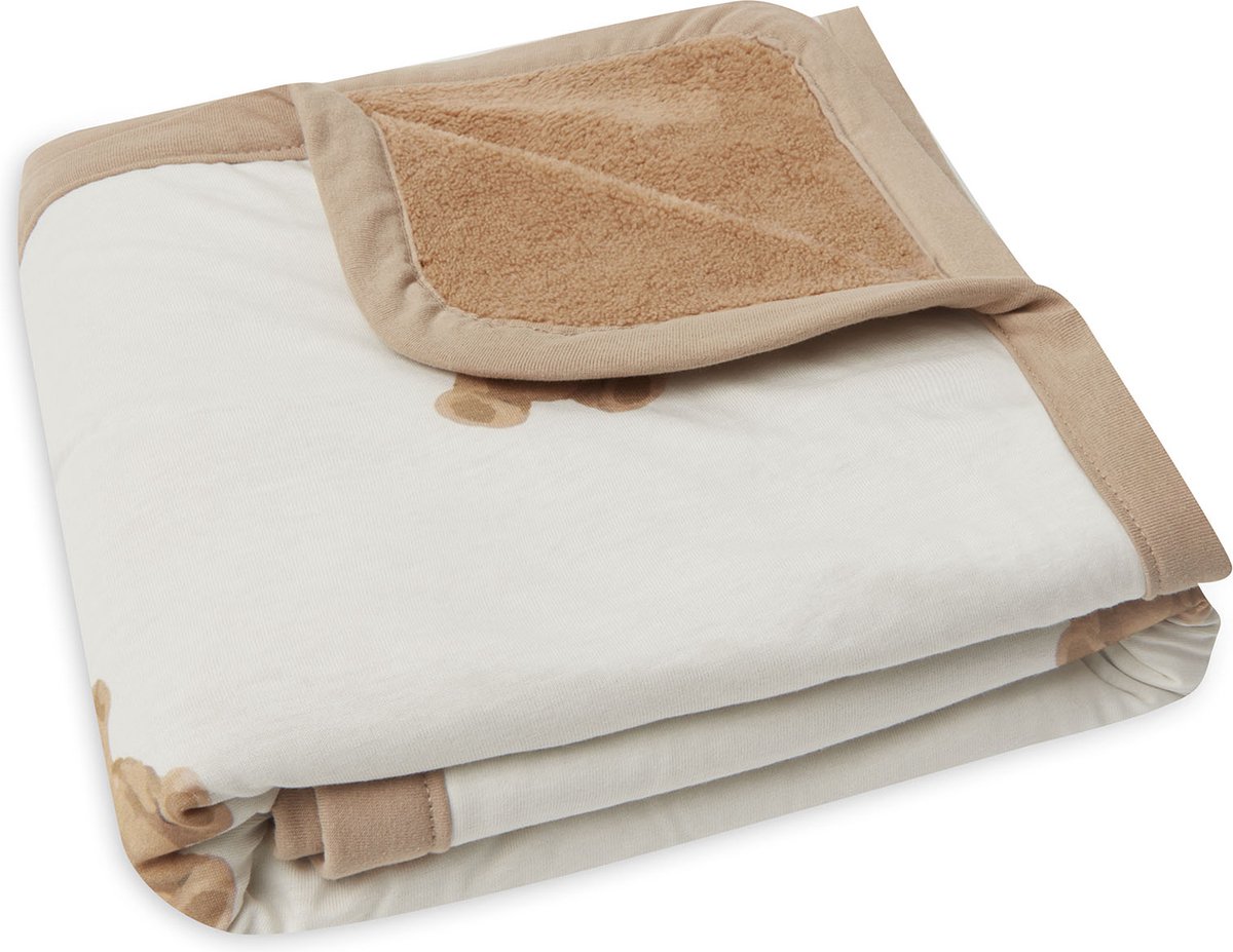 Jollein Baby Deken Wieg Jersey 75x100cm - Teddy Bear