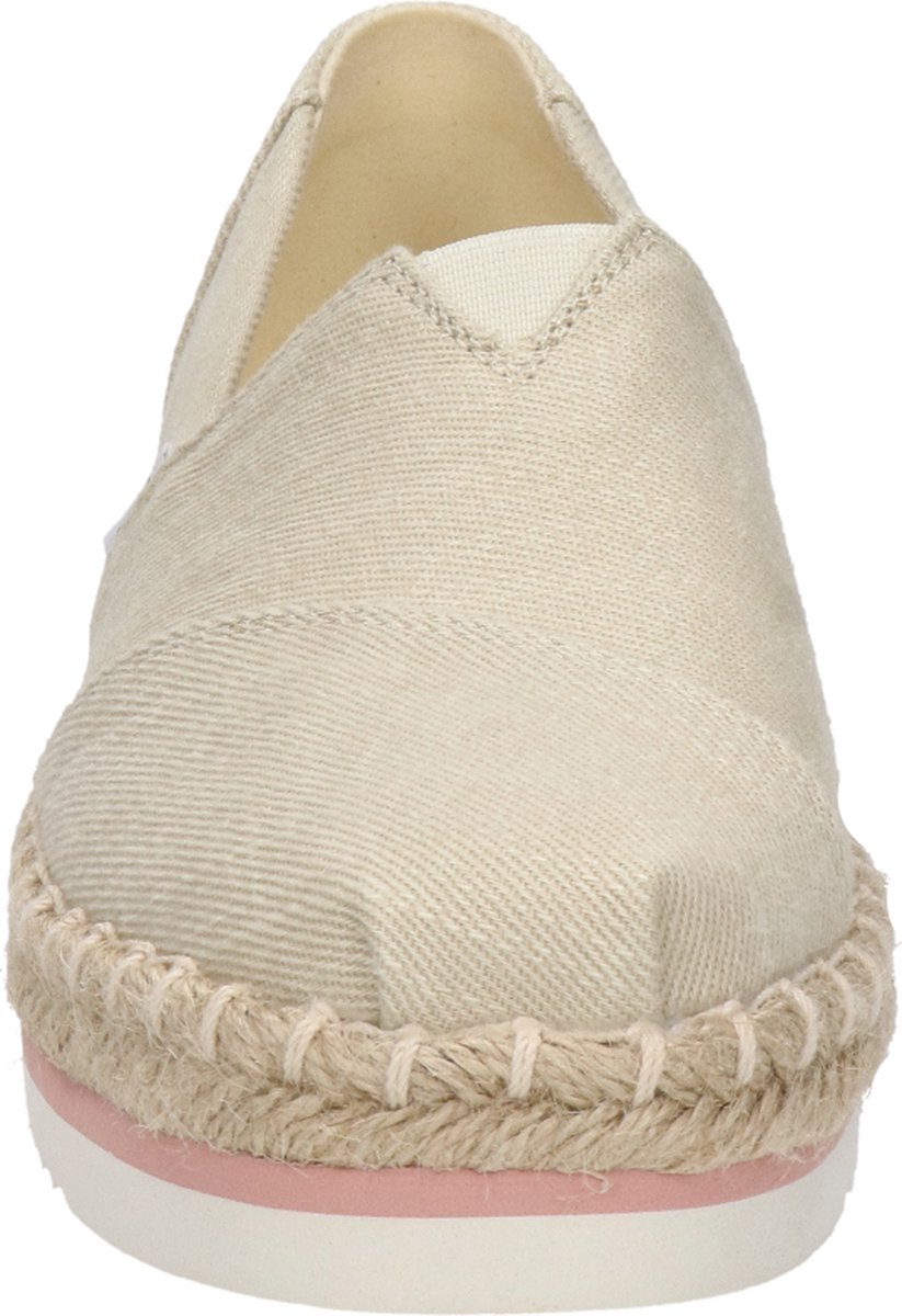 Toms Alpargata Platform Rope Espadrilles - Dames - Beige - Maat 41