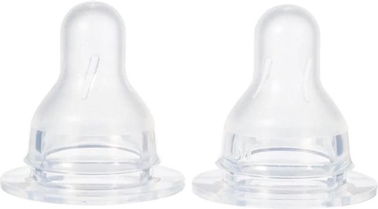 Difrax Flesspeen Natural medium - 2 stuks