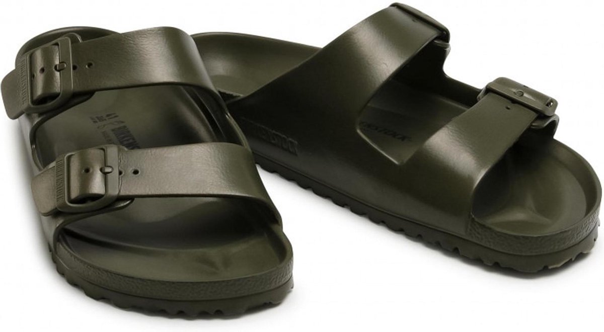 Birkenstock Arizona EVA Khaki Reg - 41 - Heren Slippers - Khaki