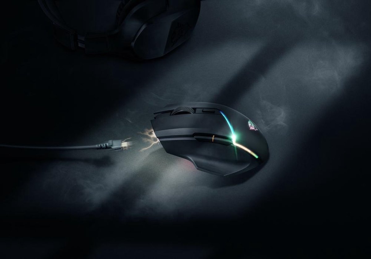 Trust GXT 161 Disan - Draadloze RGB Gaming Muis - 3000 DPI / Zwart