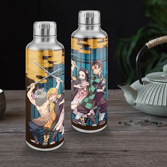 Demon Slayer - Premium Metalen Drinkfles - 450ml