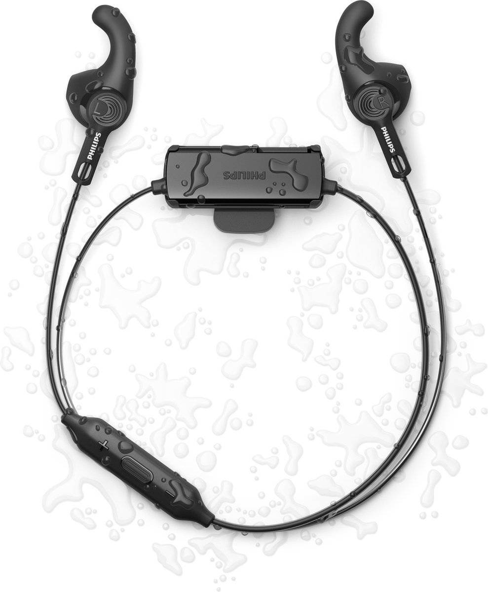 Philips TAA3206 - Draadloze In-ear Sport Oordopjes - Zwart
