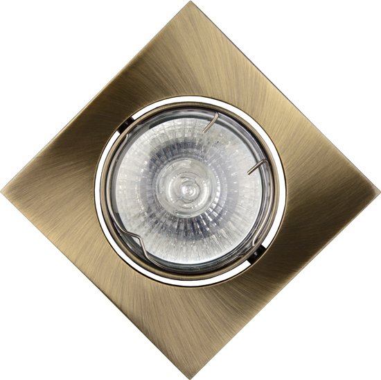 Lucide Focus - Inbouwspot - Vierkant - 8/8/10.5cm - Brons