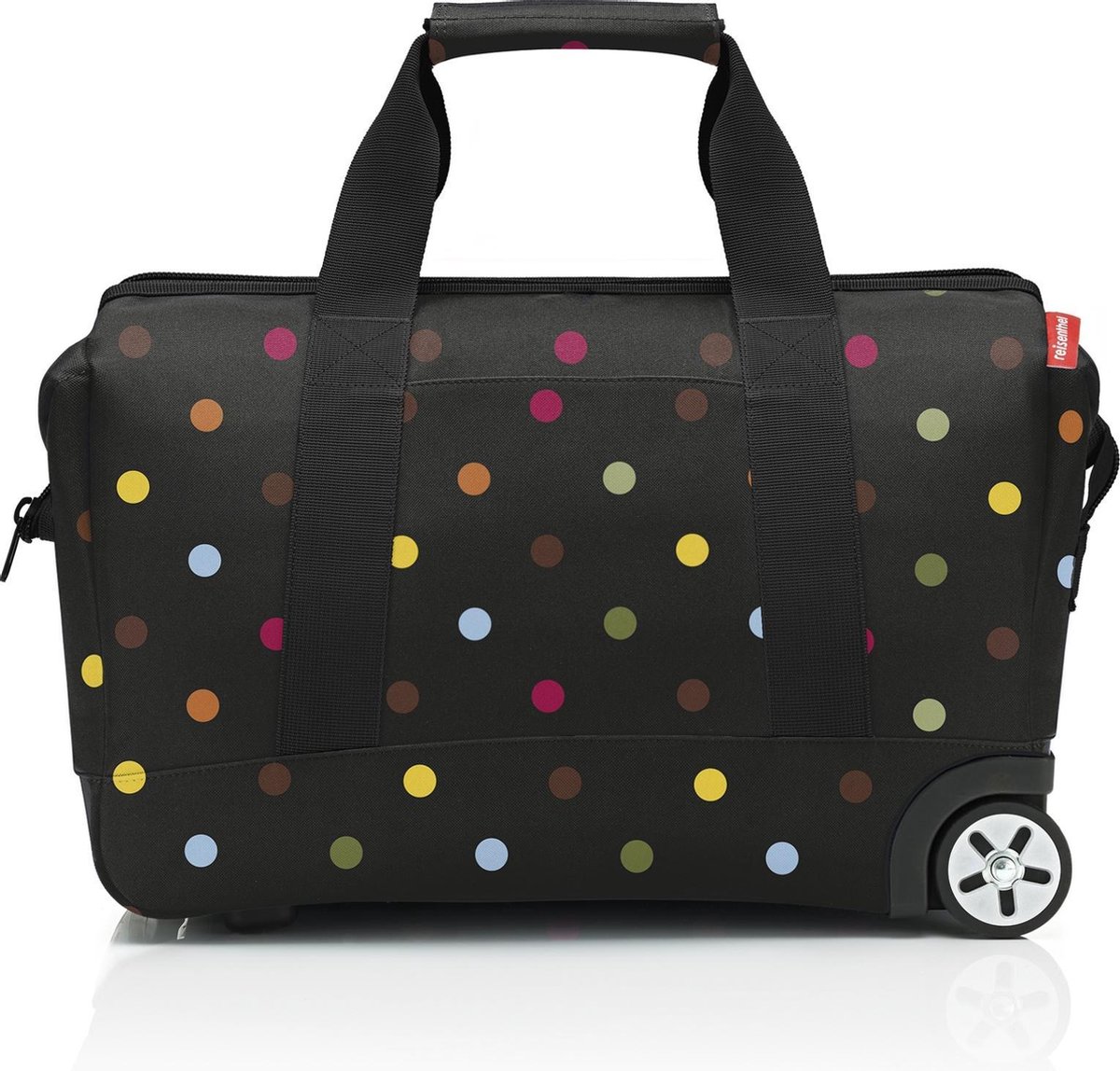 Reisenthel Allrounder Trolley Reiskoffer Reistas Op 2 Wielen - 30L - Dots Zwart