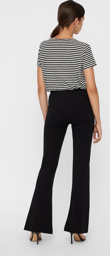 VERO MODA  - Maat M X L32 - VMKAMMA MW FLARED JERSEY PANT NOOS Dames Broeken