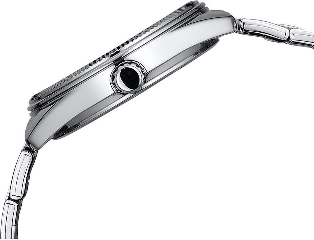 Casio LTP 1302PD 7A1VEG Dames horloge zilver-30 mm