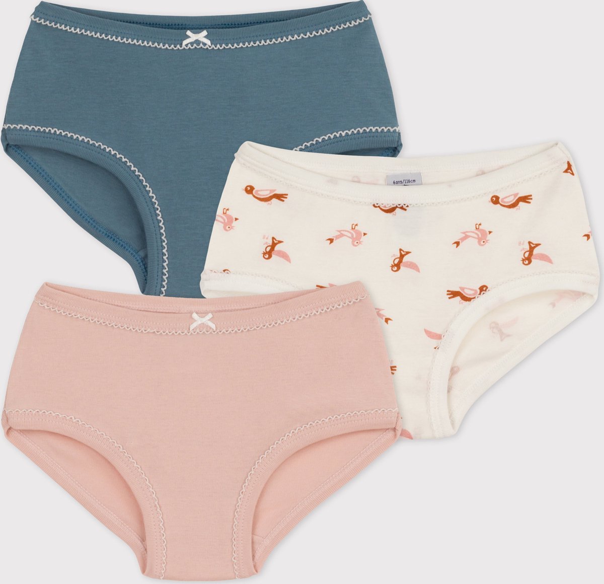 onderbroek, baby, set, katoen, patroon