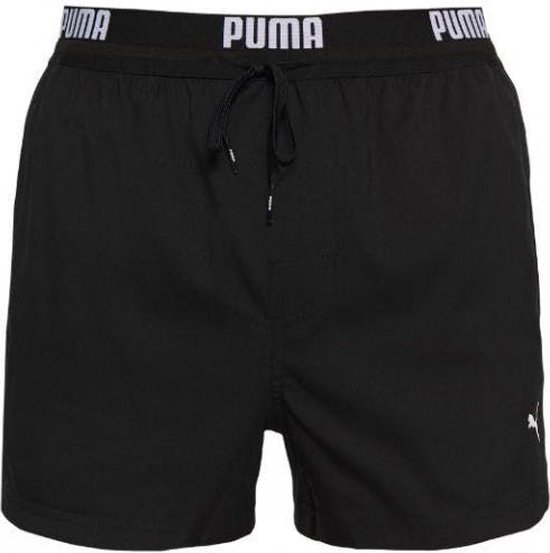 PUMA - Maat XXL - Swim Logo Short Heren Zwembroek - zwart