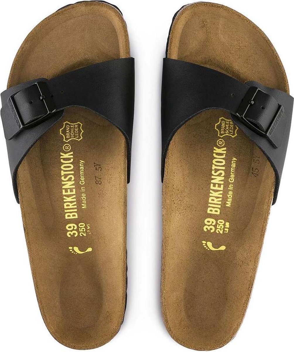 Birkenstock  - maat 40 - Madrid Dames Slippers Small fit - Black