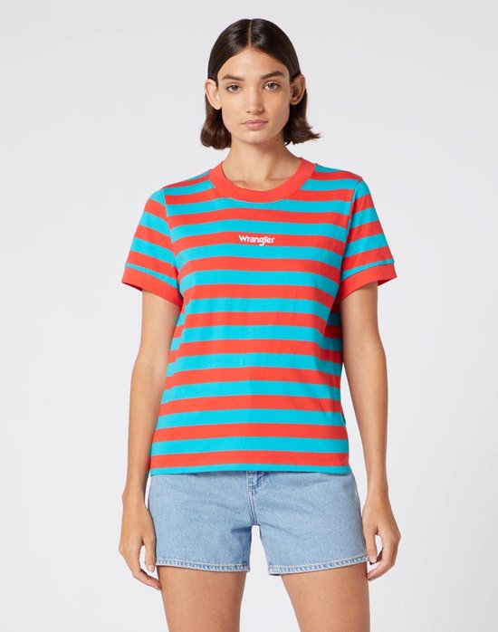 Wrangler 80s REGULAR - Maat XS - Dames T-shirt