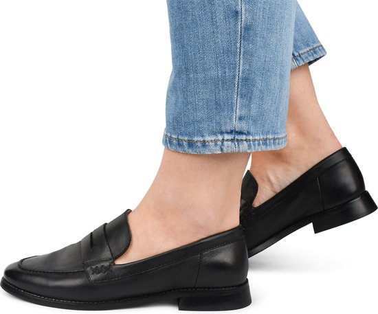 PS Poelman - Maat 37 - VORDE Dames Loafers - Zwart