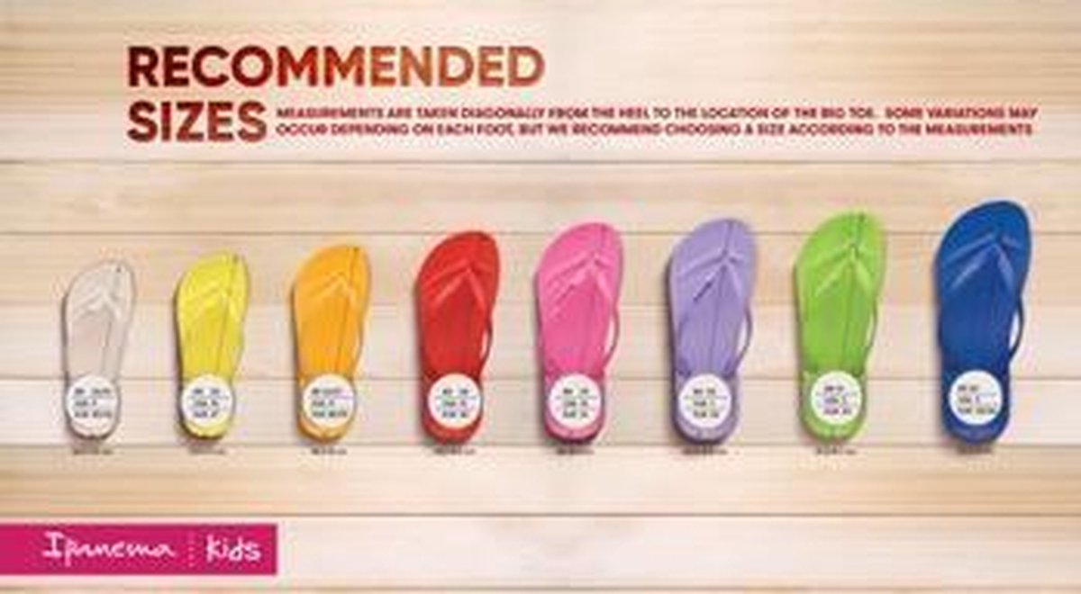 Ipanema Anatomic Tan Colors - Maat 31 - Meisjes Slippers - Yellow