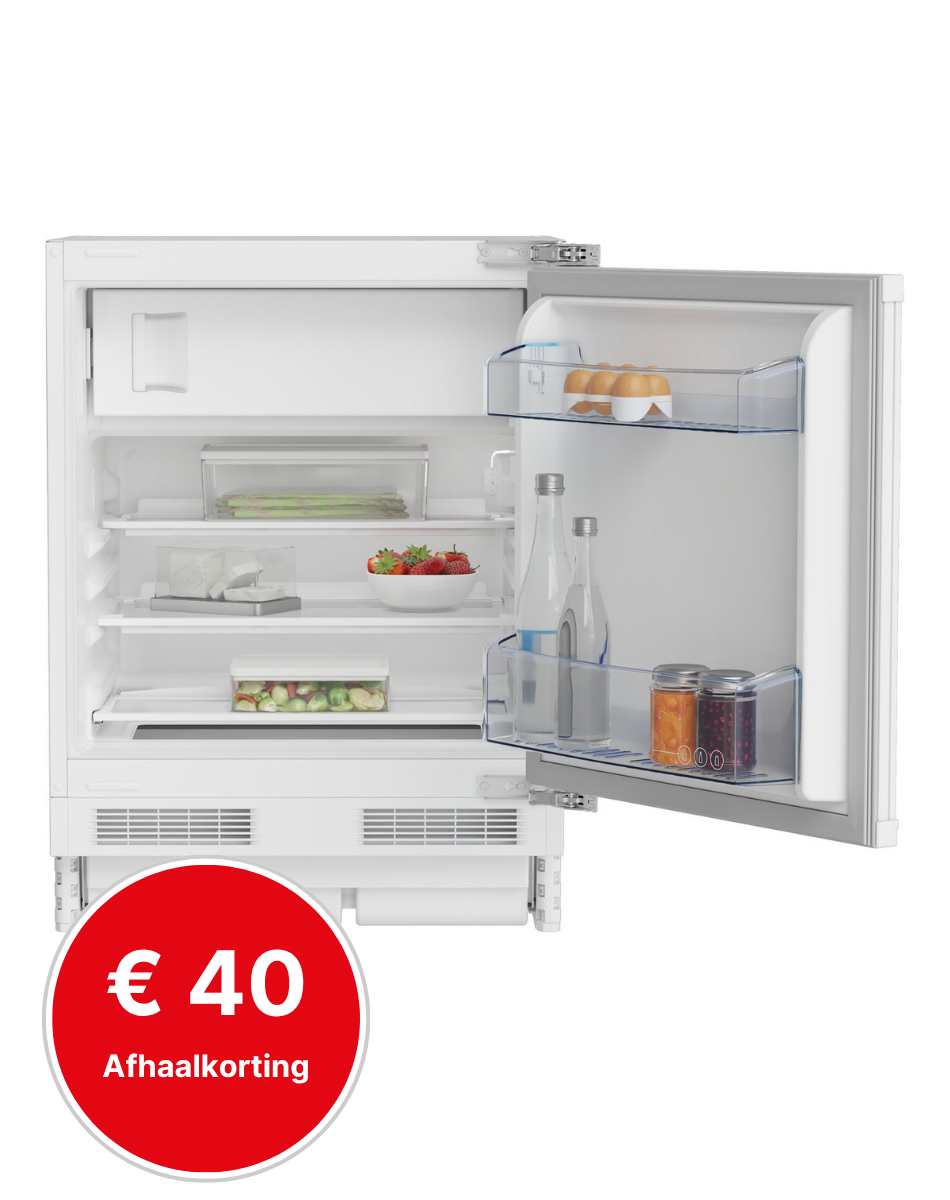 koelkast, inbouw, halfopen, bar, koelkastdeur