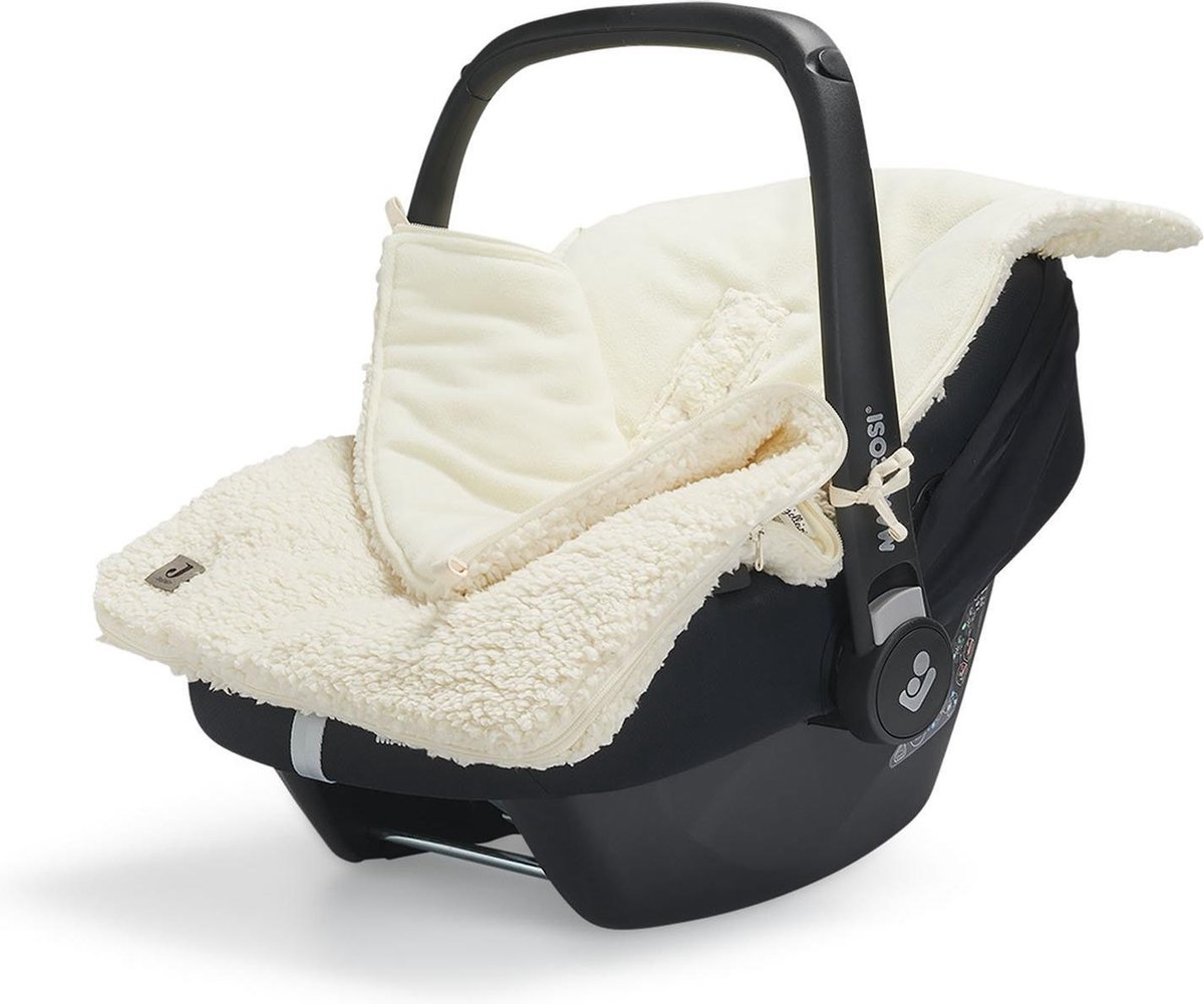 Jollein Voetenzak Teddy groep 0+ 3/5 punts cream white