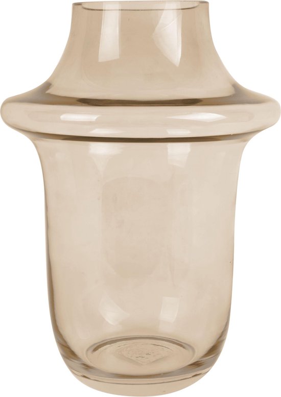 Pt, (Present Time) Prestige Vaas - glas - 20x27cm - bruin
