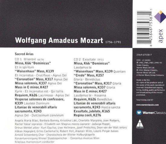 Mozart:Arias, Misere&amp;Exssultate - Klassiek -Barbara Bonney  CD