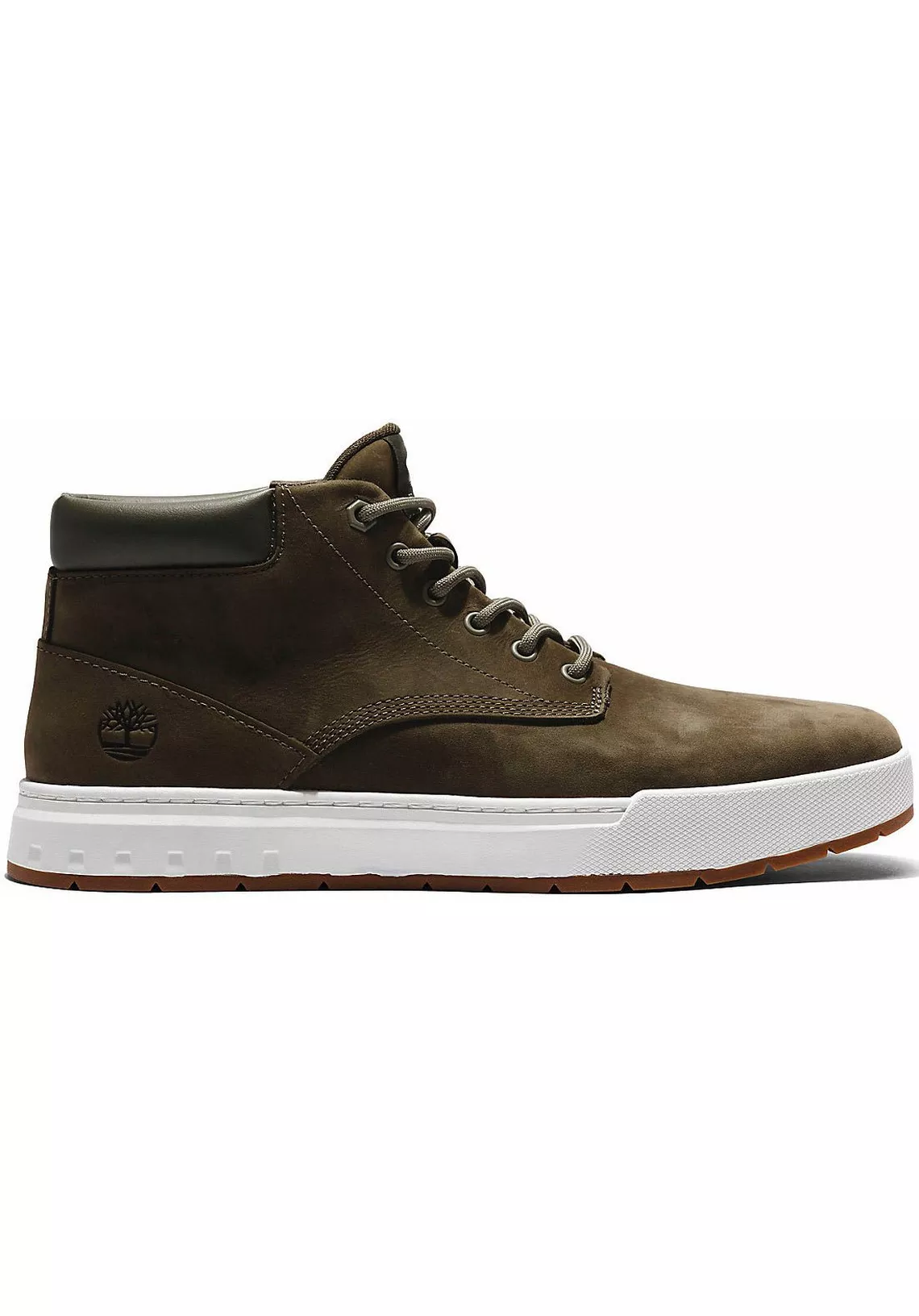Timberland - Maat 42 - Groene Veterschoenen Maple Grove Leather  Heren Schoen