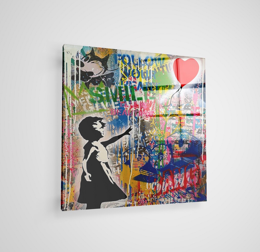 Kunst, Moderne kunst, Schilderen, Canvas, Collage