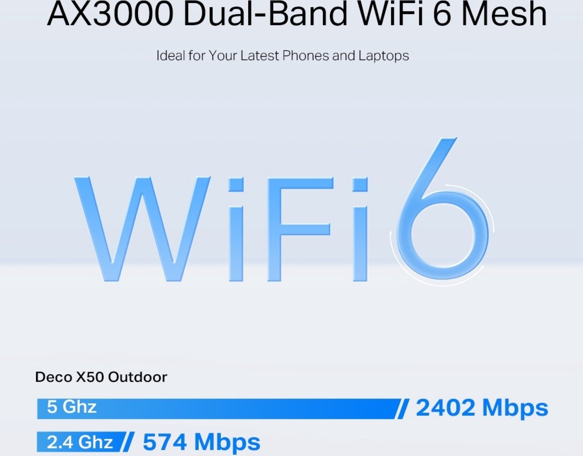 TP-Link Deco X50-Outdoor - Mesh WiFi - AX3000 - Outdoor/indoor