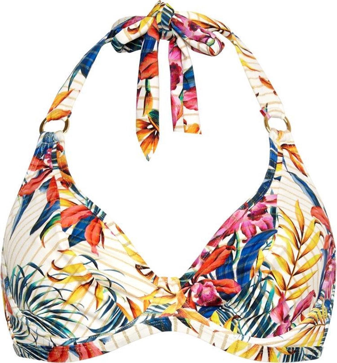 Cyell - Maat 38D - PARADISE MORNING Bikinitop Halter Niet Voorgevormd met Beugel Dames