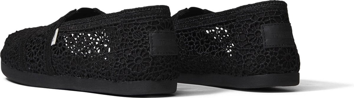 TOMS - Maat 38 - Alpargata Dames Espadrilles - Black
