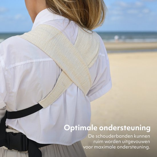 schouderband, rugleuning, hals- en rugband, steunband, postuurhulpmiddel