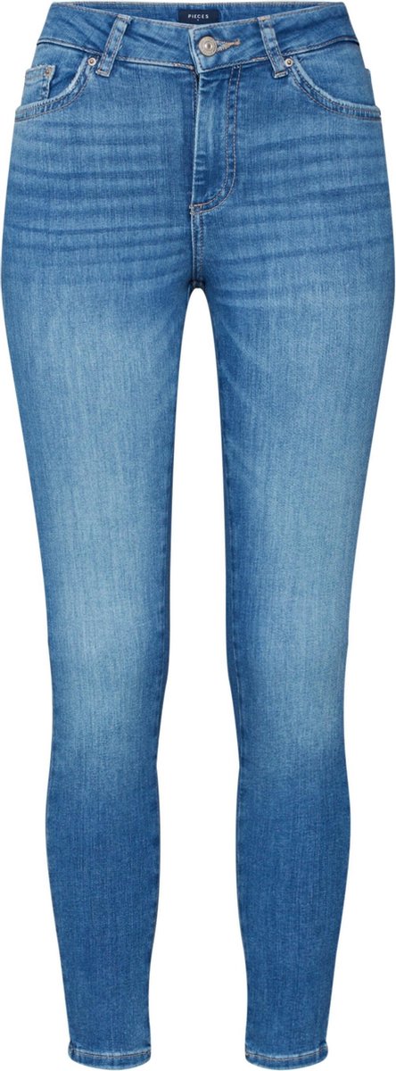 Pieces  - Maat XS -  PCDELLY SKN MW CR LB124-BA/NOOS BC Dames Jeans