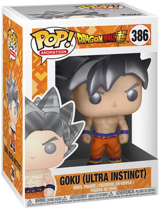 Funko Pop! #386 Dragonball Super - Goku (Ultra Instinct Form)