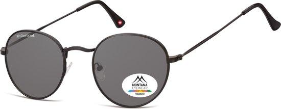 Montana MP92-XL - Zonnebril Round Black Metal